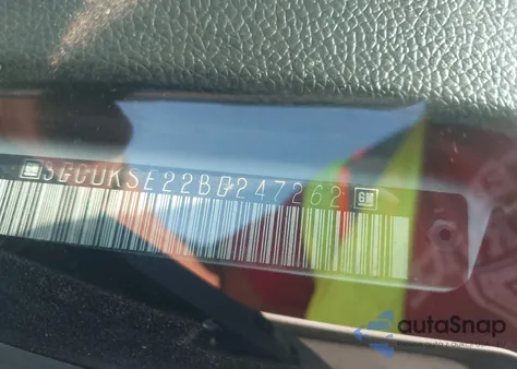 2011 Chevrolet Silverado 1500 Lt из США, поврежденный, VIN 3GCUKSE22BG247262